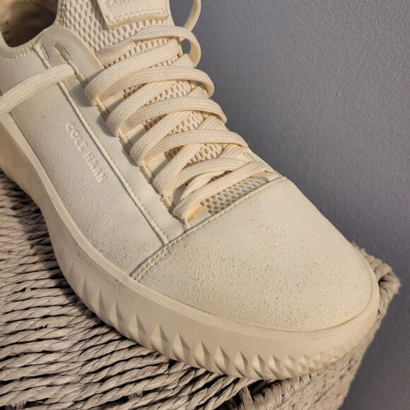 Cole Haan Mens Generation ZeroGrand II Birch White Sustainable Sneakers Size 7.5 main image 6
